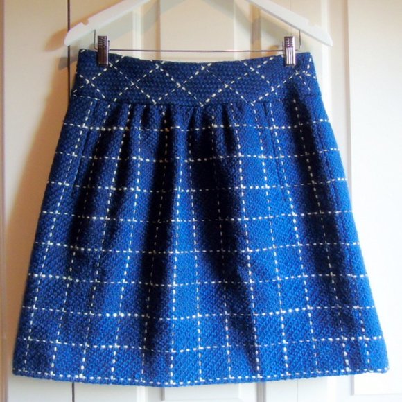 Anthropologie Maeve "Converging Bits" Wool Skirt Size 6 Unworn - Picture 8 of 8